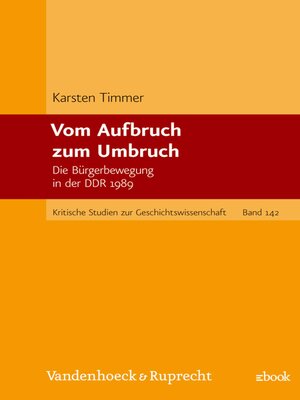 cover image of Vom Aufbruch zum Umbruch